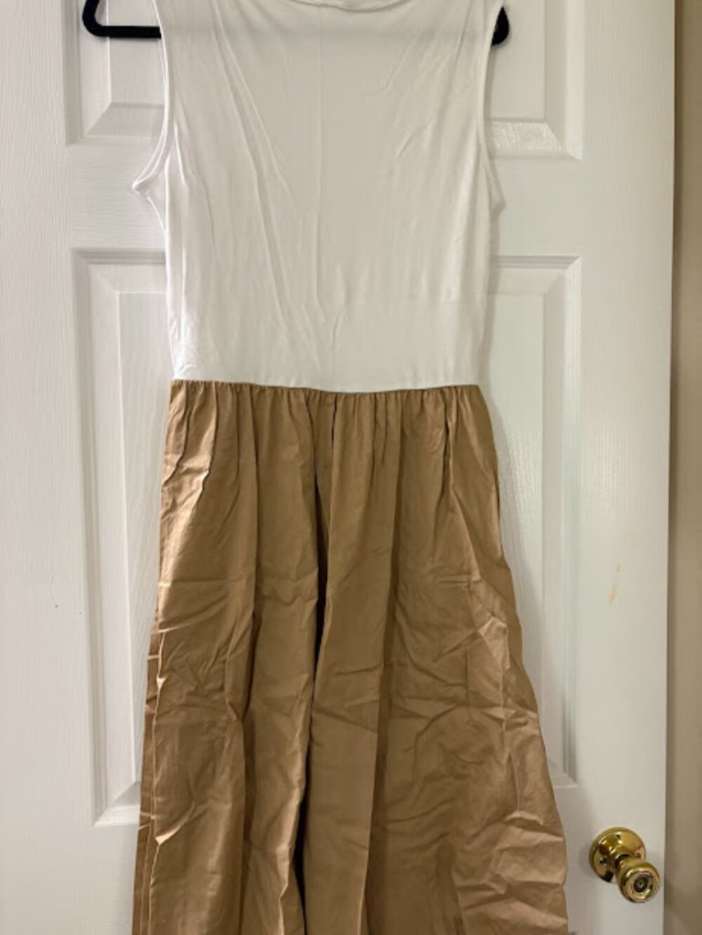 Gap dress tank top with with cotton lined bottom SIZE MEDIUM
